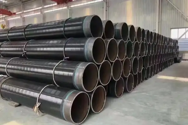 Tubos espirais de aço de grande diâmetro com revestimento plástico interno e externo